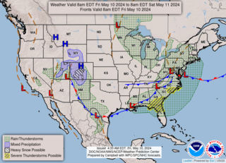 NOAA Forecast Map