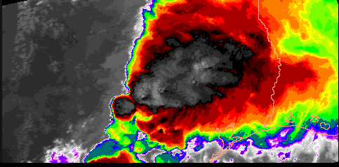 Texas flood producing thunderstorm